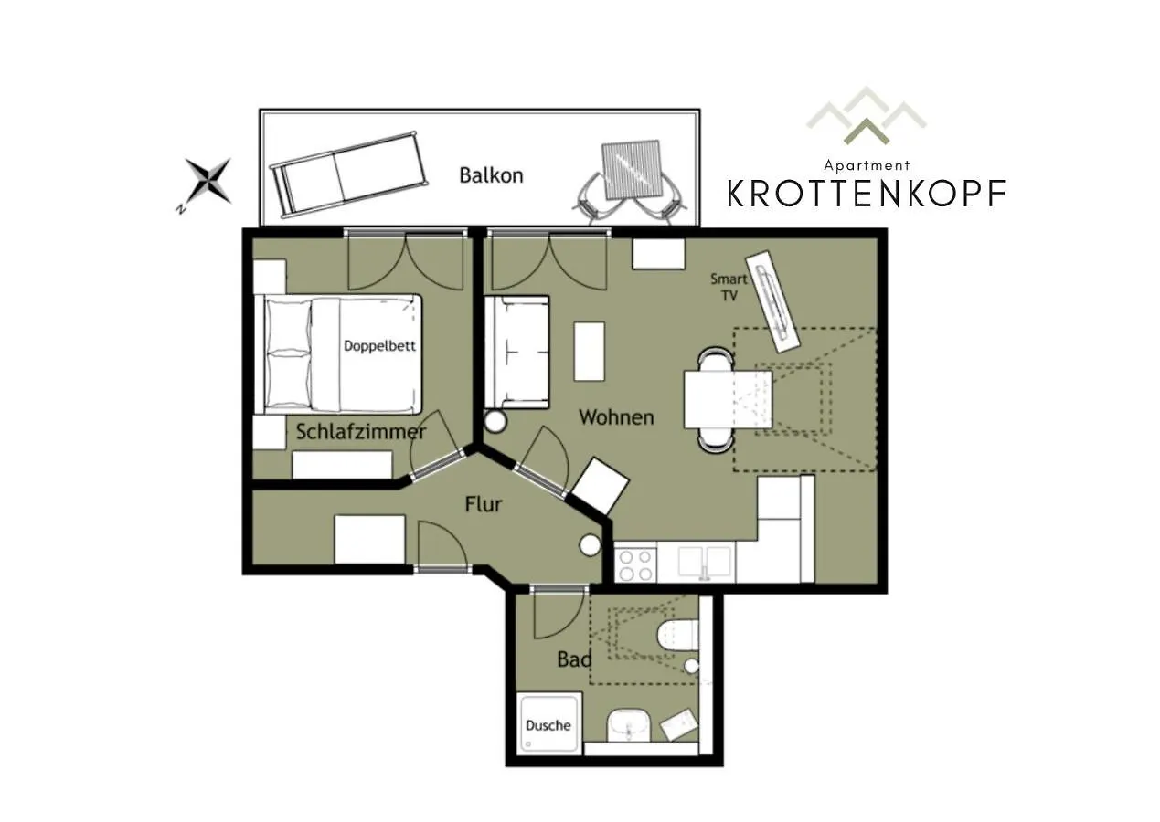 Das Bergquartier - Ferienwohnung Krottenkopf Oberau  Duitsland